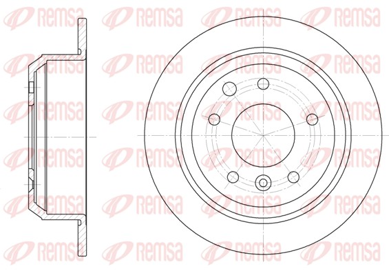 Disque de frein REMSA 6920.00