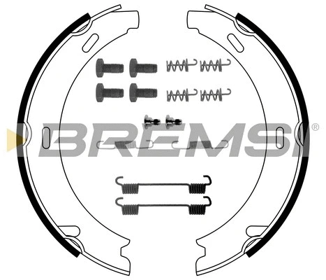 Jeu de mâchoires de frein, frein de stationnement BREMSI GF0302-1