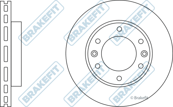 Disque de frein APEC SDK6531