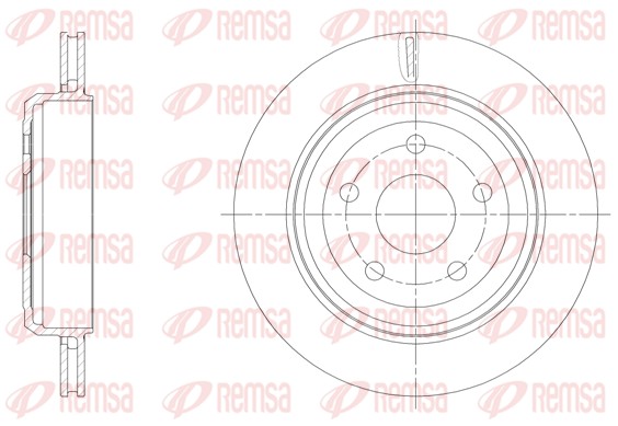 Disque de frein REMSA 61513.10