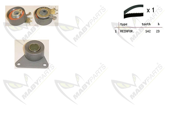 Kit de courroie crantée MABYPARTS OBK010374