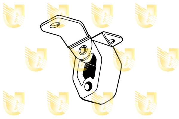 Support, silencieux UNIGOM 165109
