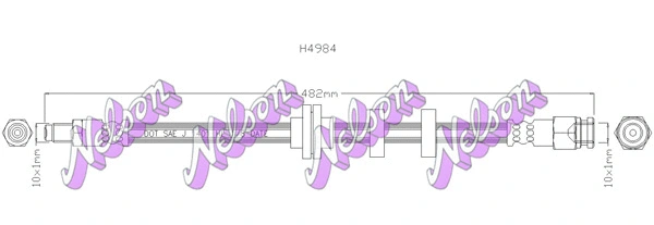 Flexible de frein KAWE H4984