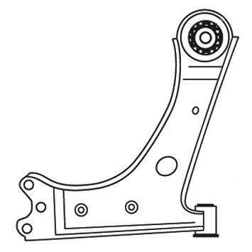 Bras de liaison, suspension de roue FRAP F3682
