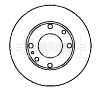 Disque de frein BORG & BECK BBD5065