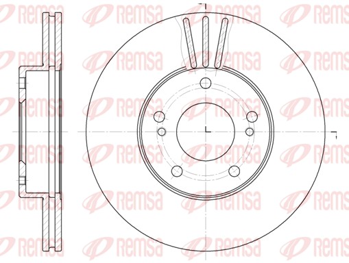Disque de frein REMSA 6474.10