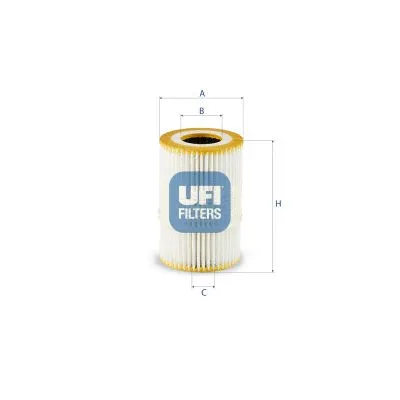Filtre à huile UFI 25.247.00
