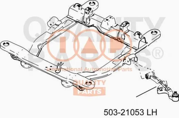 Bras de liaison, suspension de roue IAP QUALITY PARTS 503-21053