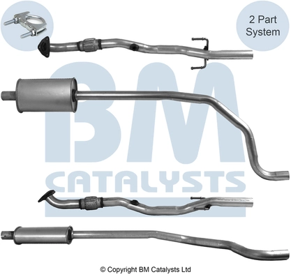 Tuyau d'échappement BM CATALYSTS BM51131