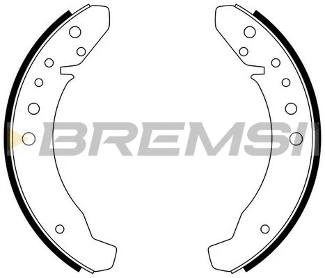 Jeu de mâchoires de frein BREMSI GF0534