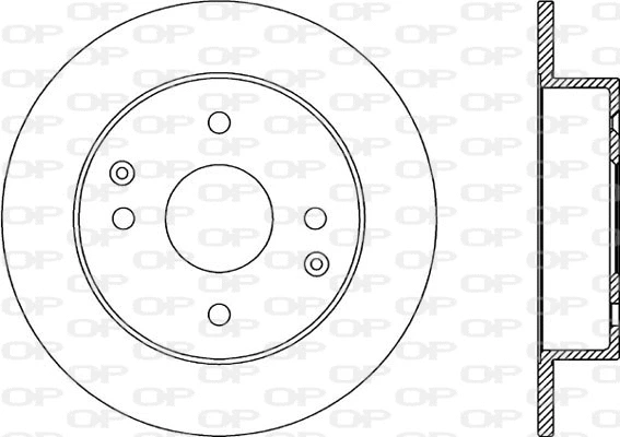 Disque de frein OPEN PARTS BDR2017.10