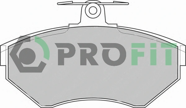 Kit de plaquettes de frein, frein à disque PROFIT 5000-1312