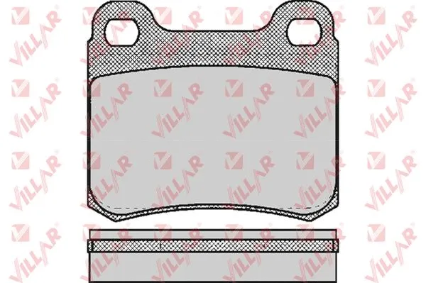 Kit de plaquettes de frein, frein à disque VILLAR 626.0158