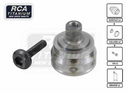Jeu de joints, arbre de transmission RCA FRANCE AA50A