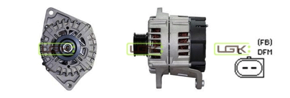 Alternateur LGK 442544