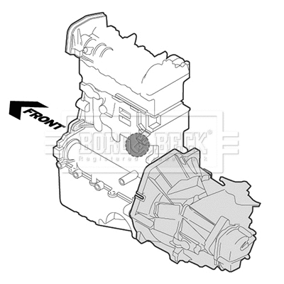 Support moteur BORG & BECK BEM3130