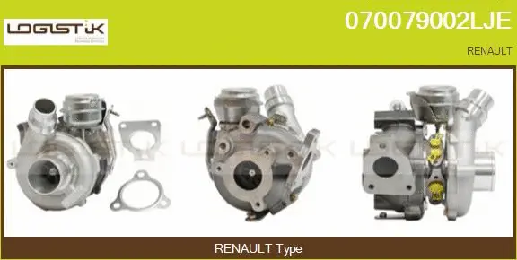 Turbocompresseur, suralimentation LGK 070079002LJE