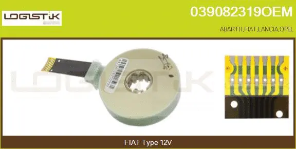 Détecteur de l'angle de braquage LGK 039082319OEM