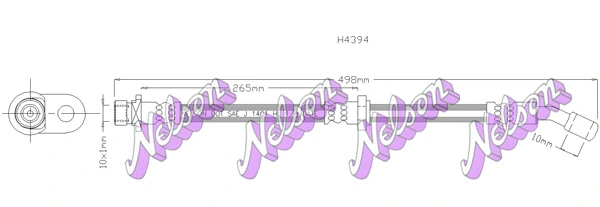 Flexible de frein KAWE H4394