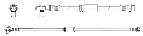 Flexible de frein CEF 514557