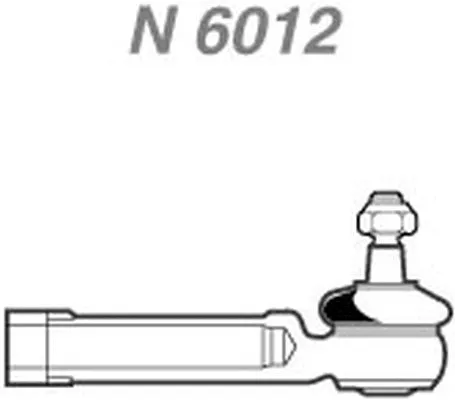 Rotule de barre de connexion NAKATA N 6012