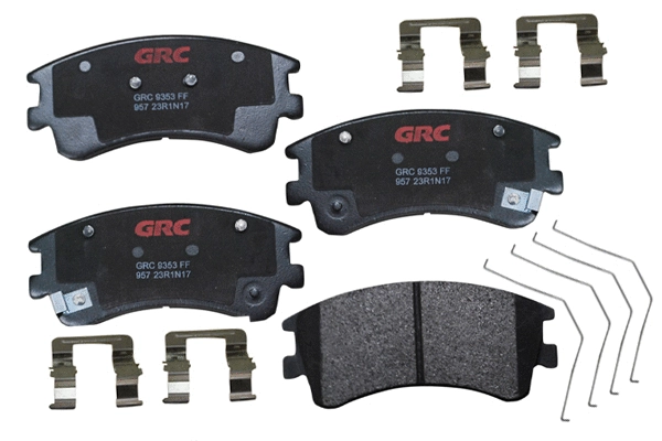 Kit de plaquettes de frein, frein à disque GRC - Ultra Brakes GMD957