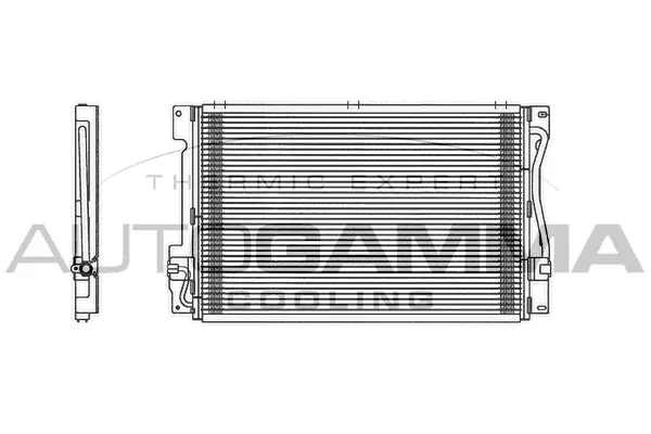 Condenseur, climatisation AUTOGAMMA 102831