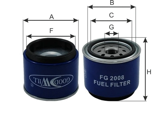 Filtre à carburant GOODWILL FG 2008