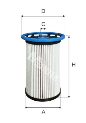 Filtre à carburant MFILTER DE 3141