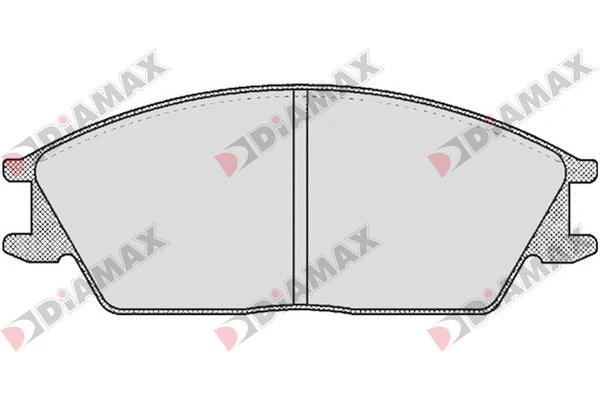 Kit de plaquettes de frein, frein à disque DIAMAX N09287