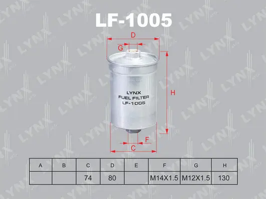 Filtre à carburant LYNXAUTO LF-1005