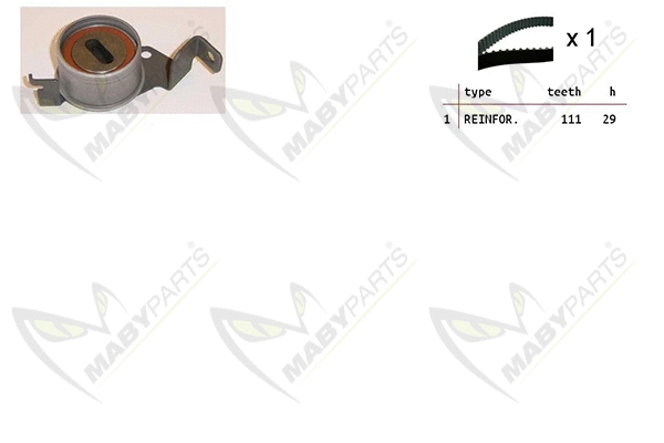 Kit de courroie crantée MABYPARTS OBK010452