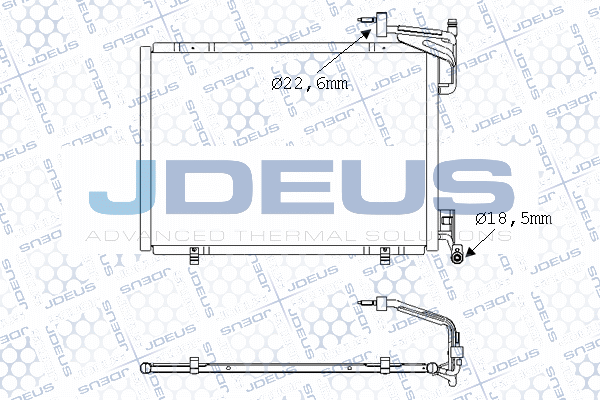 Condenseur, climatisation JDEUS M-7120690