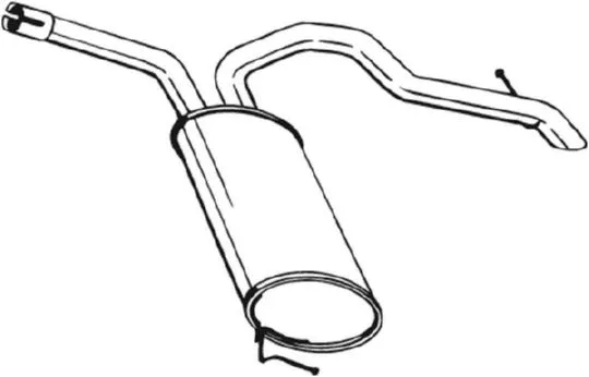 Silencieux arrière BOSAL 281-877