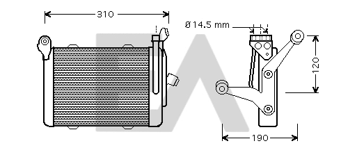 Radiateur d'huile EACLIMA 37G07005