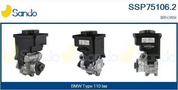 Pompe hydraulique, direction SANDO SSP75106.2