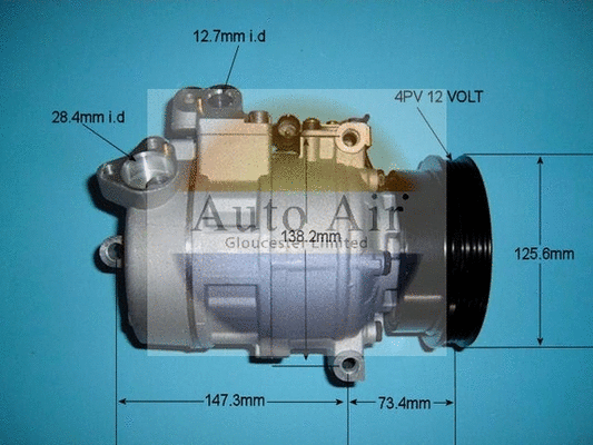 Compresseur, climatisation AUTO AIR GLOUCESTER 14-0318P