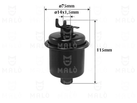 Filtre à carburant AKRON-MALÒ 1520186
