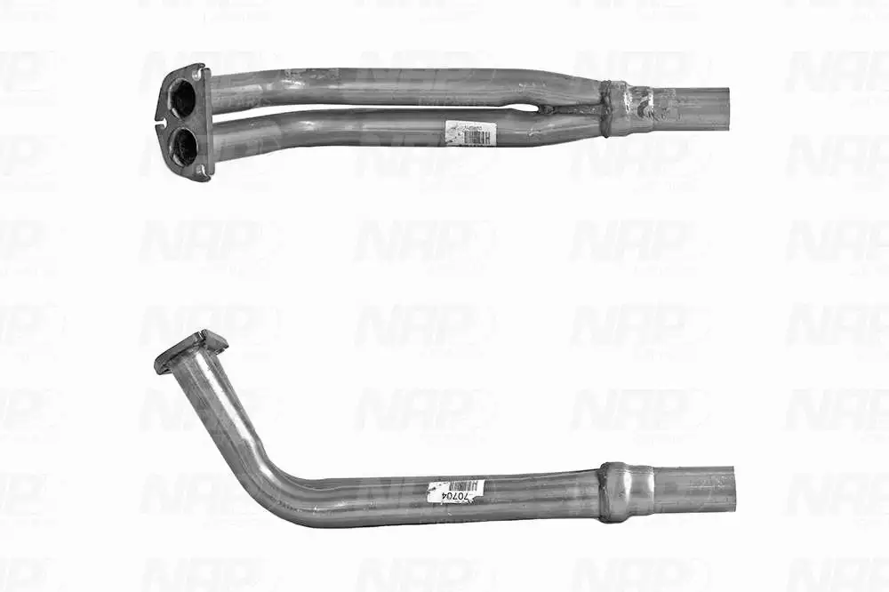 Tuyau d'échappement NAP carPARTS GmbH CAF10529