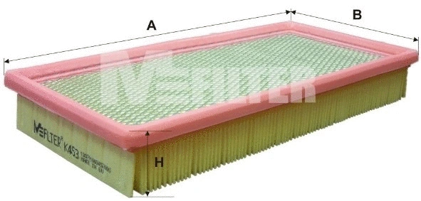 Filtre à air MFILTER K 453