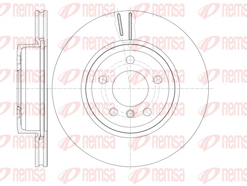Disque de frein REMSA 6978.10