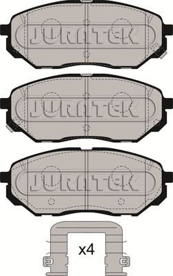 Kit de plaquettes de frein, frein à disque JURATEK JCP8277