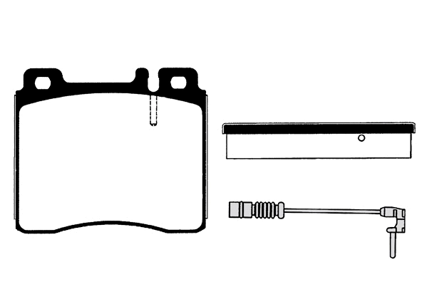 Kit de plaquettes de frein, frein à disque RAICAM RA.0497.2