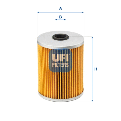 Filtre, système hydraulique de travail UFI 25.613.00