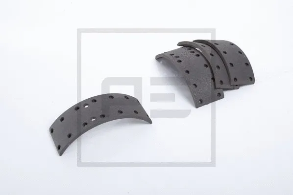 Kit de garnitures de frein, frein à tambour PE Automotive 086.165-00A
