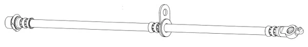 Flexible de frein CEF 512623