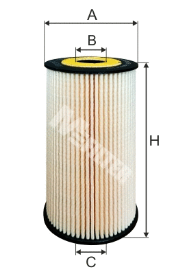 Filtre à huile MFILTER TE 605