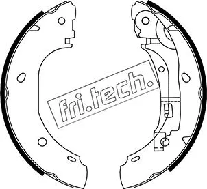 Jeu de mâchoires de frein fri.tech. 1034.106
