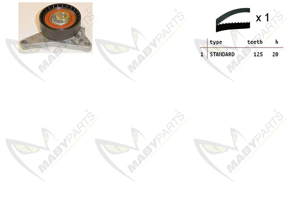 Kit de courroie crantée MABYPARTS OBK010415