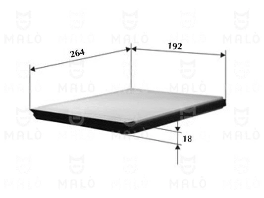 Filtre, air de l'habitacle AKRON-MALÒ 1530671